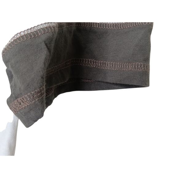 New POL Colorblock V-Neck Soft Stretch Tee Oversized White Short Sleeve Small - Picture 9 of 16